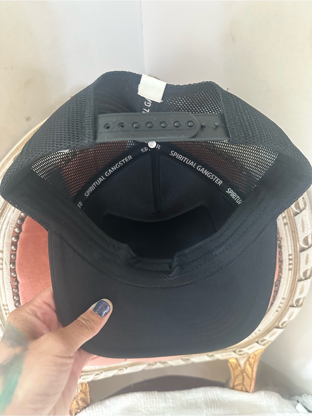 NWT Spiritual Gangster Rainbow Trucker Hat - Picture 4 of 8